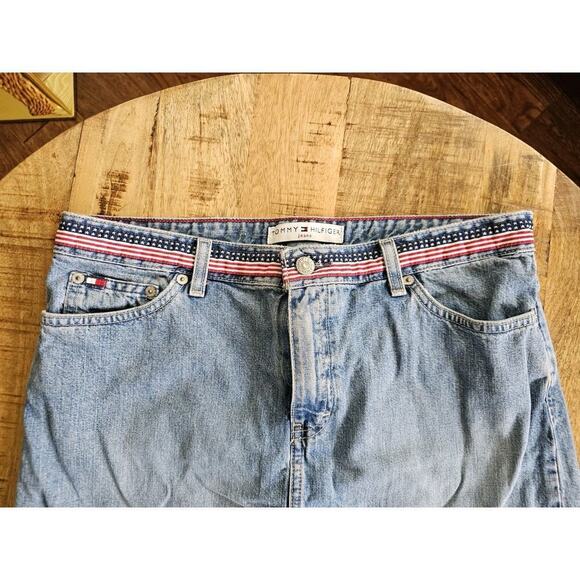 Tommy Hilfiger Vintage Y2K Americana Skirt Women's 10 Flag Patriotic - Picture 2 of 8